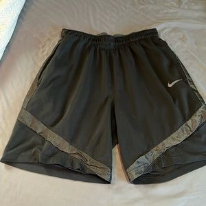 Large Black Nike Gym Shorts